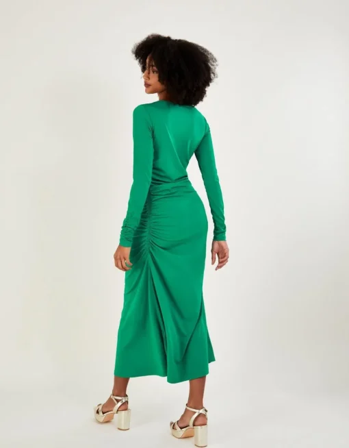 Ruched Side Jersey Dress