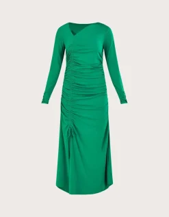 Ruched Side Jersey Dress