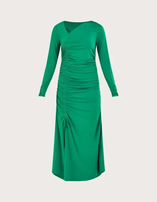 Ruched Side Jersey Dress
