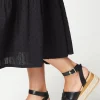 Rudi Interwoven Espadrille Wedge Sandals