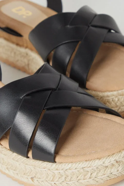 Rudi Interwoven Espadrille Wedge Sandals