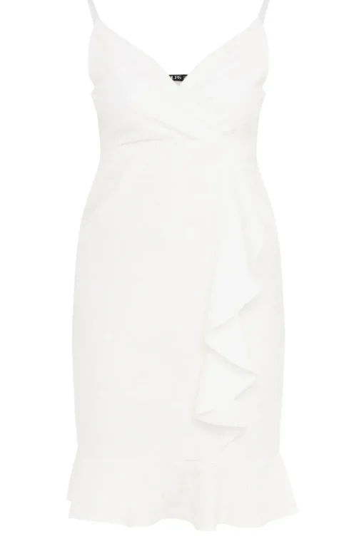Ruffle Jacquard Dress