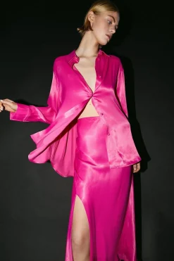 Satin Slip Skirt