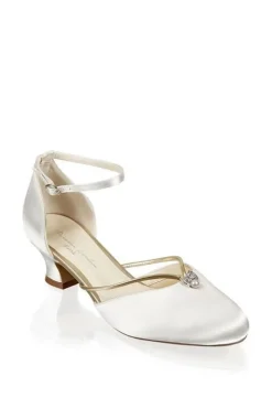 Satin 'Aliya' Two Part Vintage Shoe