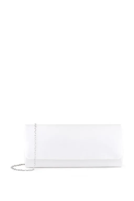 Satin 'Shadow' Clutch Handbag