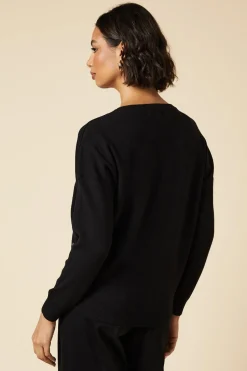 Sequin Bow Christmas Crew Neck Jumper