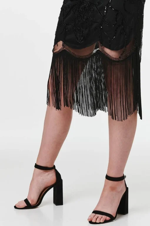 Sequin Embellished Slip Dress