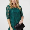 Sequin Polka Dot Asymmetric Top
