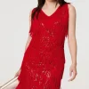 Sequin Tassel Fringed Mini Dress