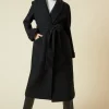 Shawl Collar Midi Coat
