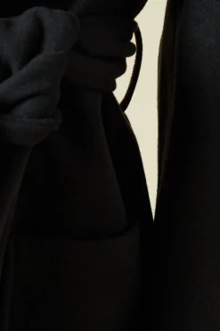 Shawl Collar Midi Coat