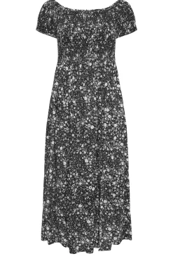 Shirred Maxi Dress