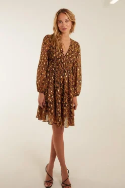 Shirred Waist Dress