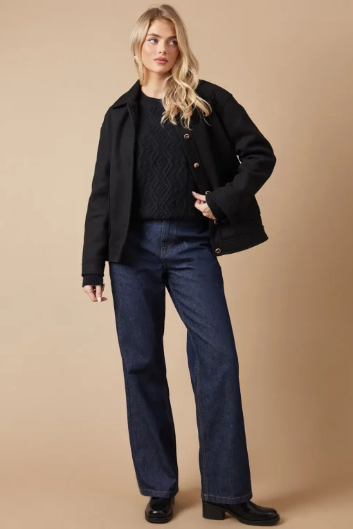 Short Button Through Coat