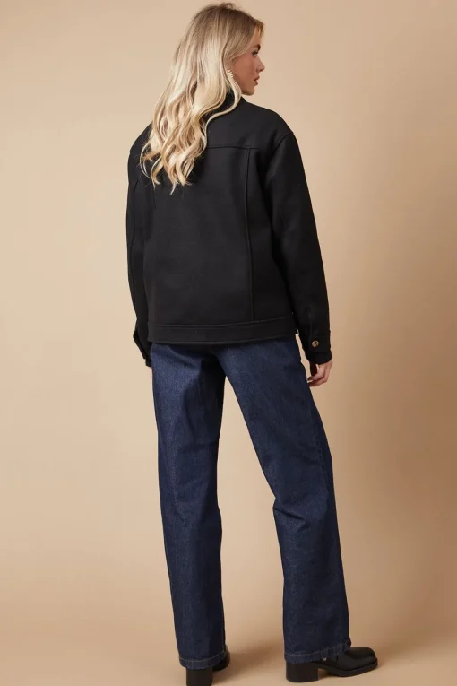 Short Button Through Coat