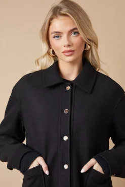 Short Button Through Coat