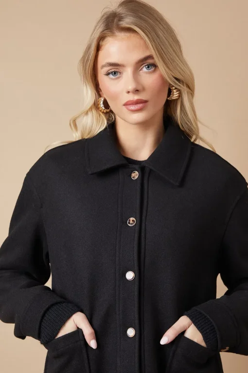 Short Button Through Coat