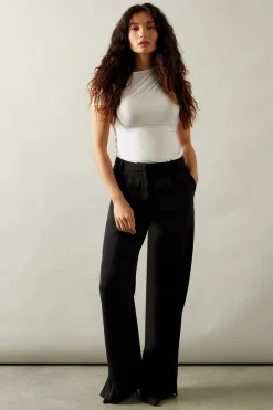 Side Split Flare Trousers