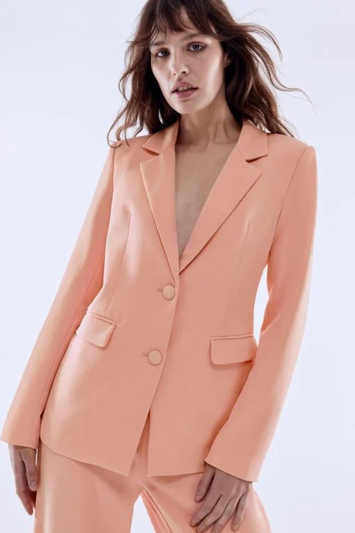 Single Breasted Longline Blazer