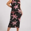 Slash Neck Dress