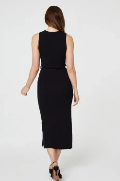 Sleeveless Knit Shift Dress