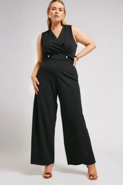 Sleeveless Wide Leg Jumpsuit