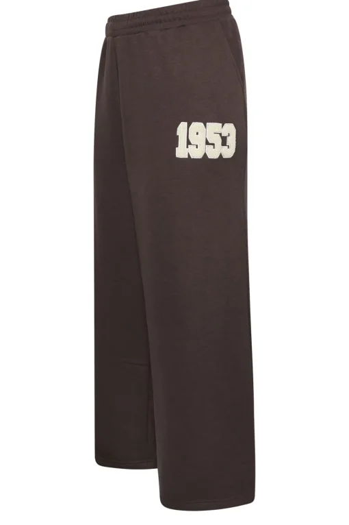 Slogan Wide Leg Joggers