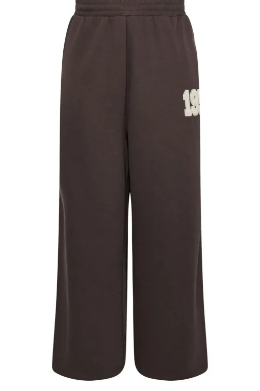 Slogan Wide Leg Joggers