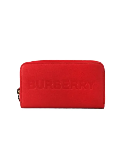 Small Leather Wallet Red