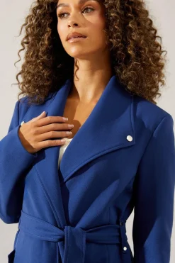 Smart Longline Belted Coat