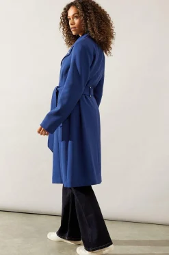 Smart Longline Belted Coat