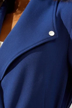 Smart Longline Belted Coat