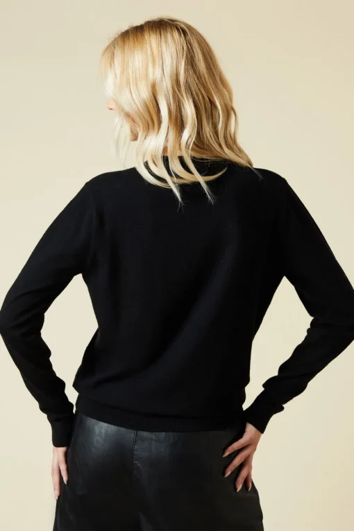 Sparkle Star Shoulder Christmas Jumper