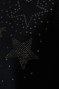 Sparkle Star Shoulder Christmas Jumper