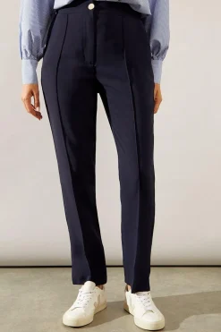 Split Hem Tapered Trousers