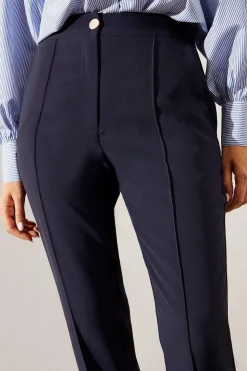 Split Hem Tapered Trousers