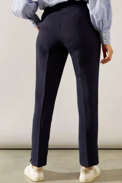 Split Hem Tapered Trousers