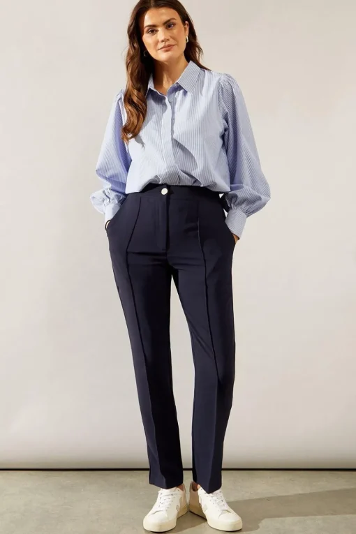 Split Hem Tapered Trousers