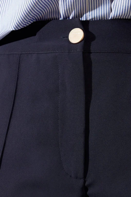 Split Hem Tapered Trousers