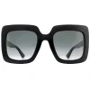 Square Black Grey Gradient Sunglasses