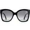Square Black Grey Gradient Sunglasses