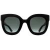 Square Black Grey Gradient Sunglasses