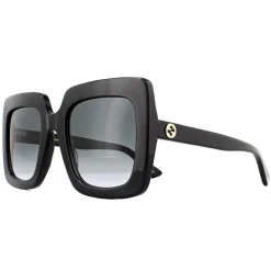 Square Black Grey Gradient Sunglasses
