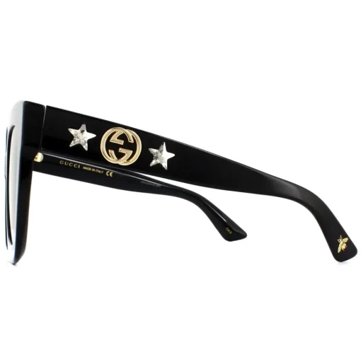 Square Black Grey Gradient Sunglasses