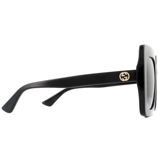 Square Black Grey Gradient Sunglasses