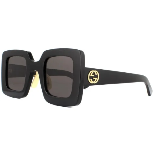 Square Black Grey Sunglasses