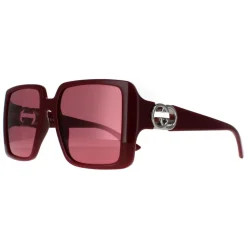 Square Black with Gold Dusky Pink w Logo Mirror Photochromic GG1692S