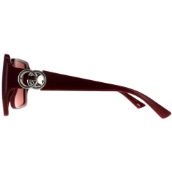 Square Black with Gold Dusky Pink w Logo Mirror Photochromic GG1692S