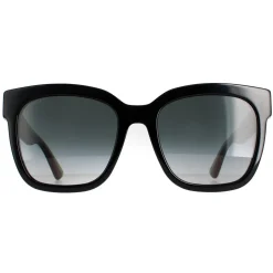 Square Black With Green and Red Glitter Grey Gradient GG0034SN Sunglasses
