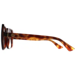 Square Dark Havana Brown Gradient GG0632S
